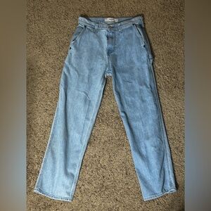 Hollister Men's Baggy Fit Light Blue Jeans